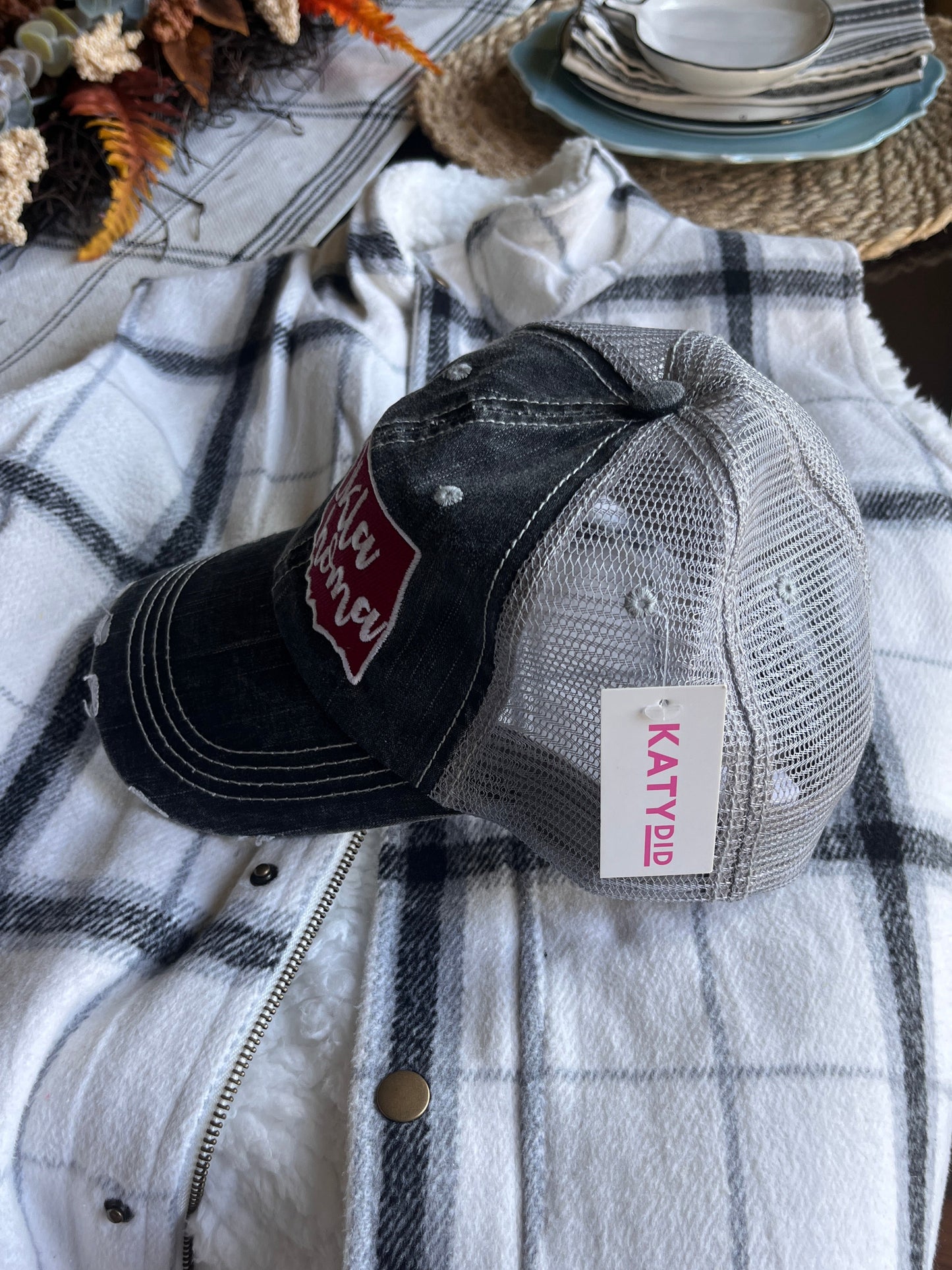 Oklahoma Distressed Cap