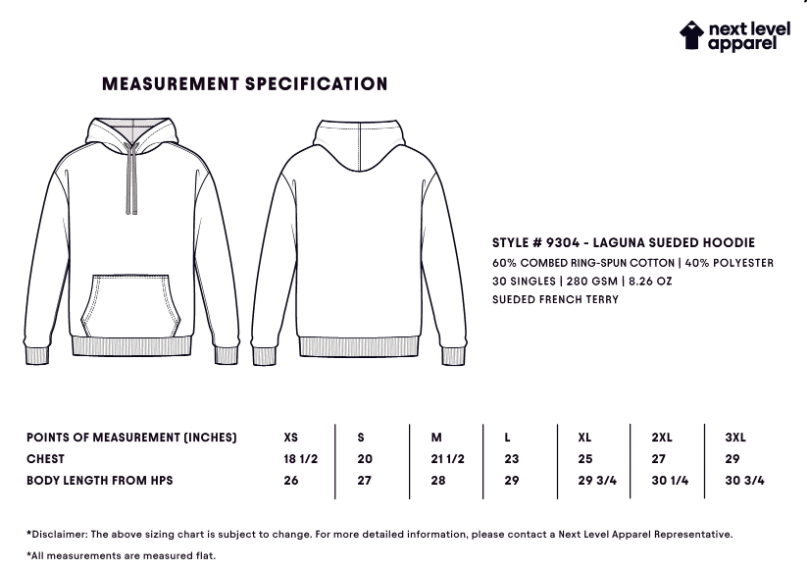 French Terry Hoodie - White or Gray