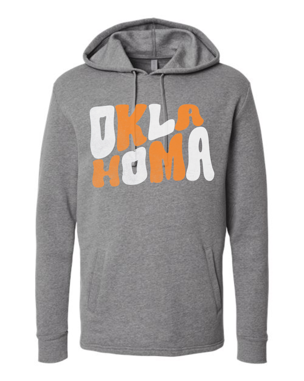 "French Terry" or Fleece Hoodie - Black or Gray