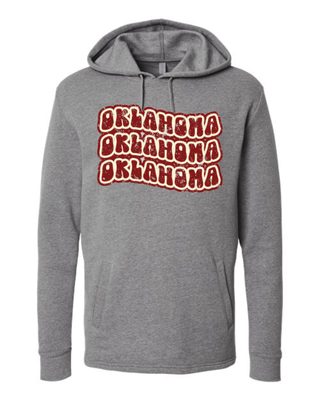 "French Terry" or Fleece Hoodie - Black or Gray