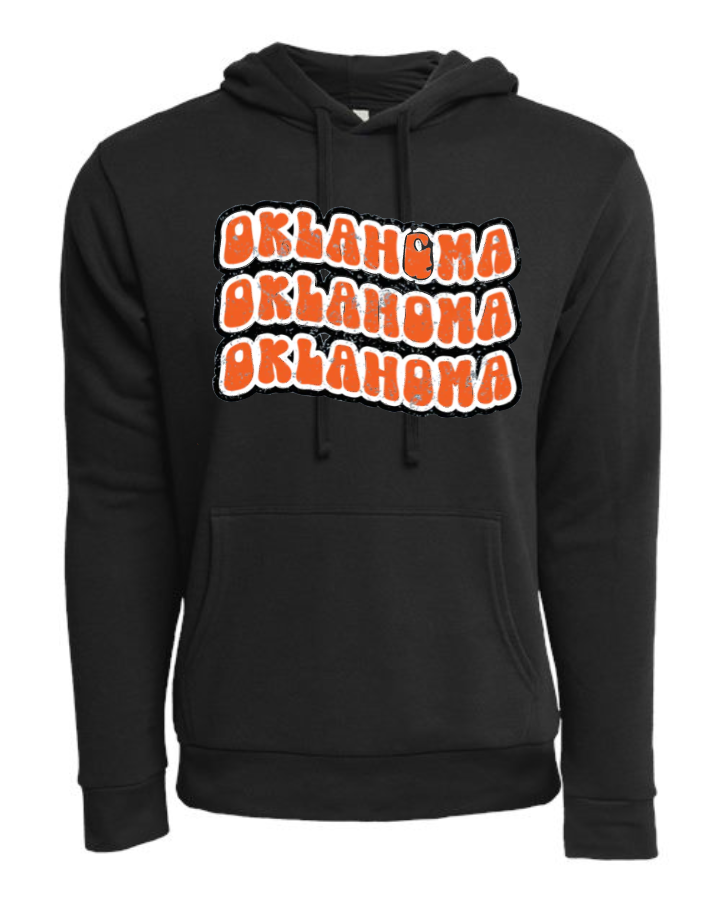 "French Terry" or Fleece Hoodie - Black or Gray
