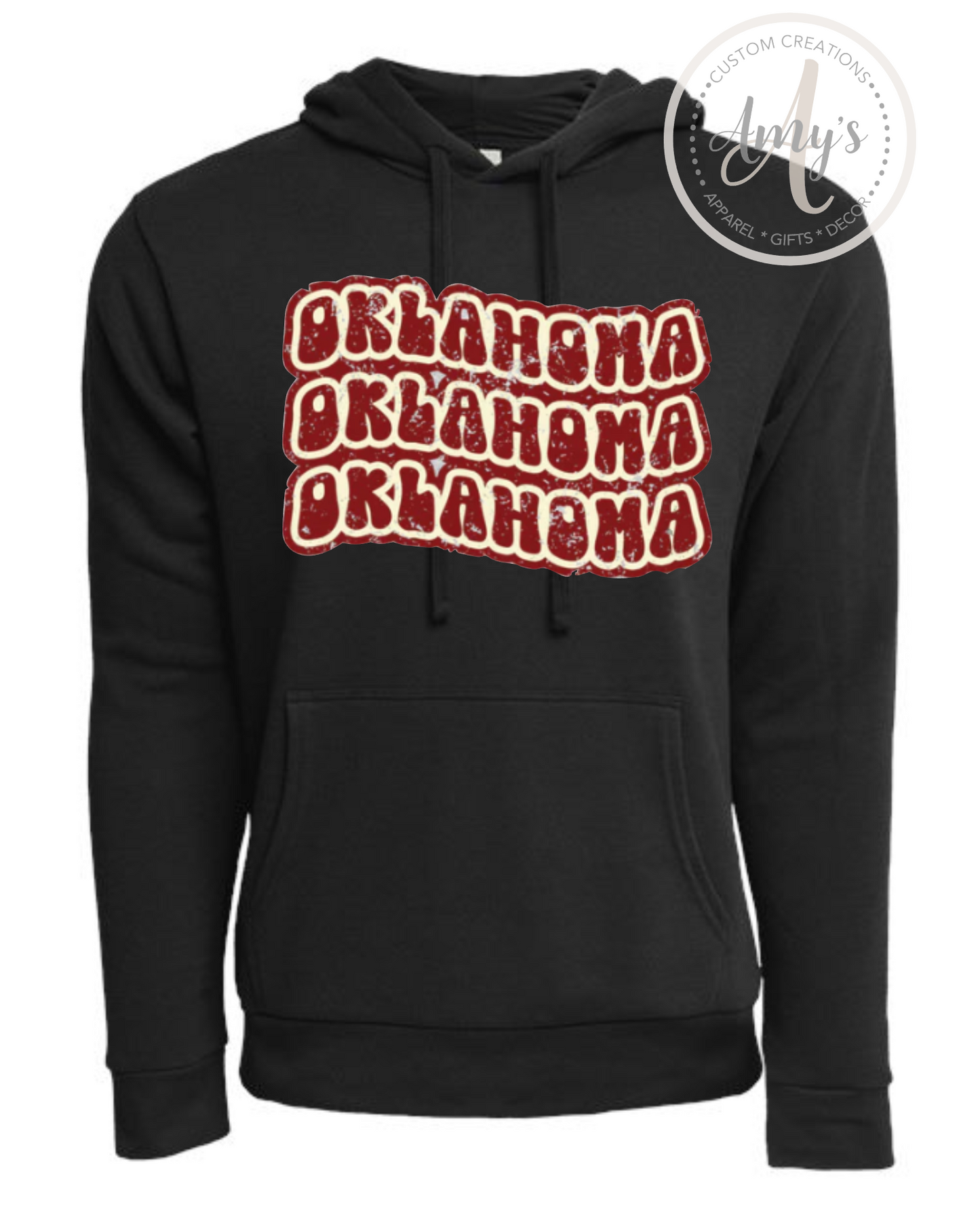 "French Terry" or Fleece Hoodie - Black or Gray